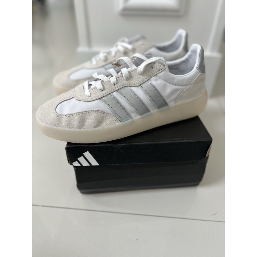 Adidas Barreda Decode Sneaker Tennis Shoes White Silver JI2321 Women’s Size 11 - Picture 8 of 12